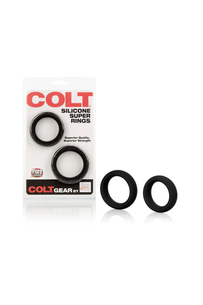 Cal Exotics - Colt - Silicone Super Rings - Black - Image 6