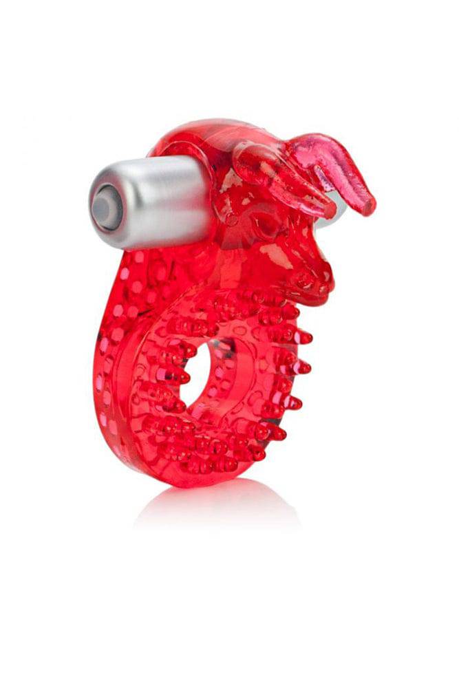 Cal Exotics - Couples Enhancer - Raging Bull Vibrating Cock Ring - Red