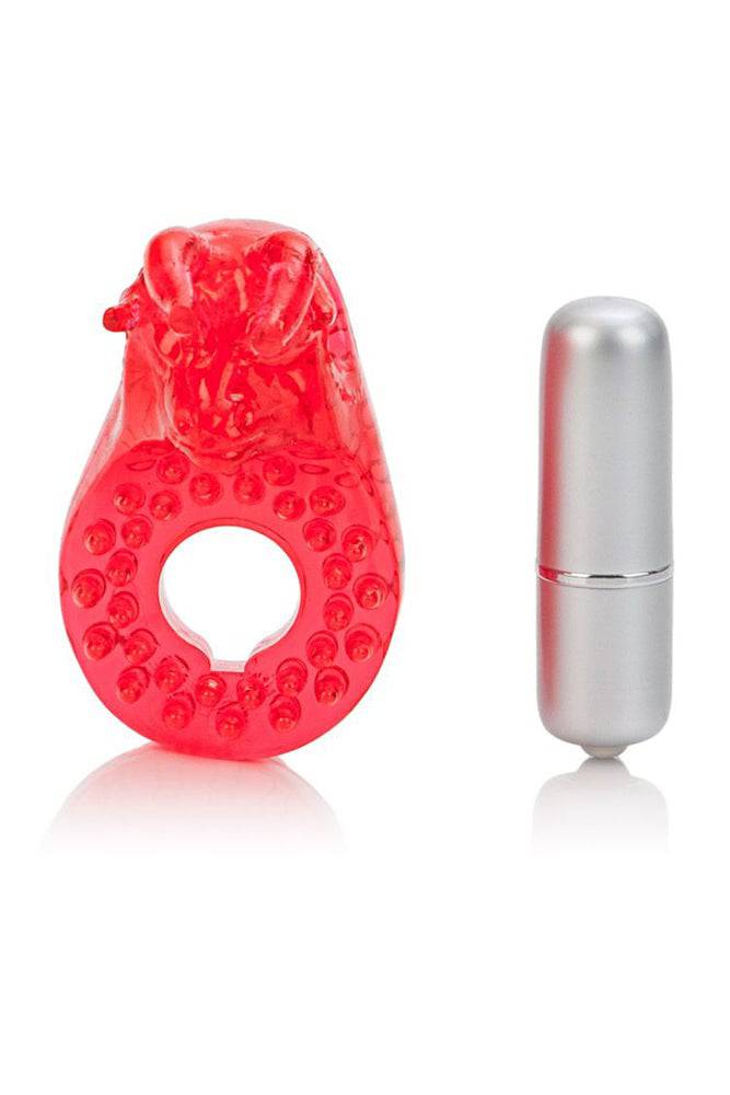 Cal Exotics - Couples Enhancer - Raging Bull Vibrating Cock Ring - Red - Image 3