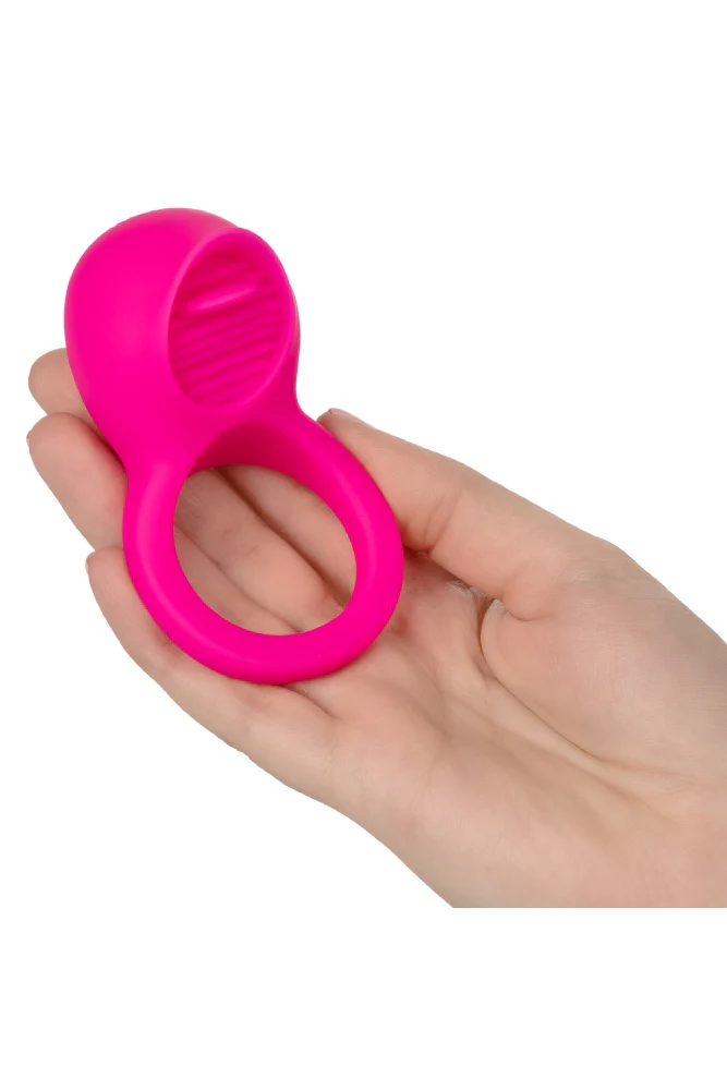 Cal Exotics - Couples Enhancer - Silicone Rechargeable Teasing Tongue - Pink - Image 2
