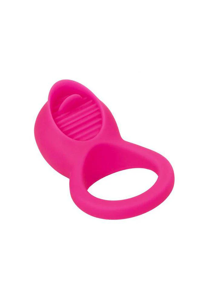 Cal Exotics - Couples Enhancer - Silicone Rechargeable Teasing Tongue - Pink - Image 4
