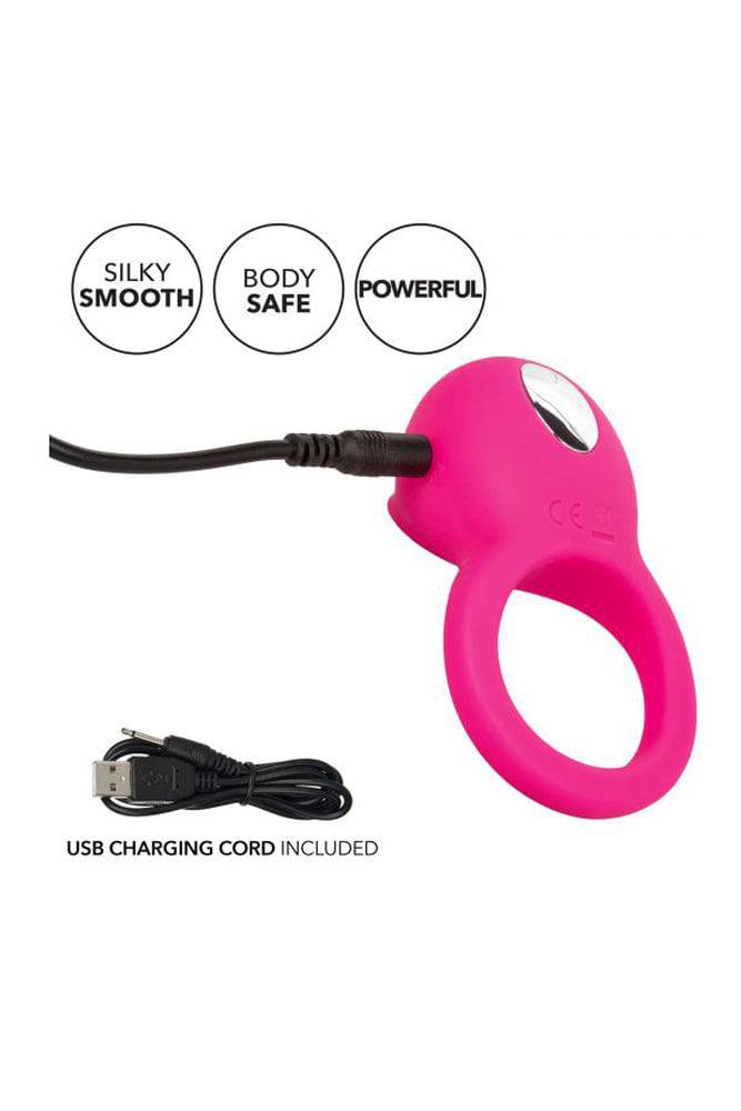 Cal Exotics - Couples Enhancer - Silicone Rechargeable Teasing Tongue - Pink - Image 8
