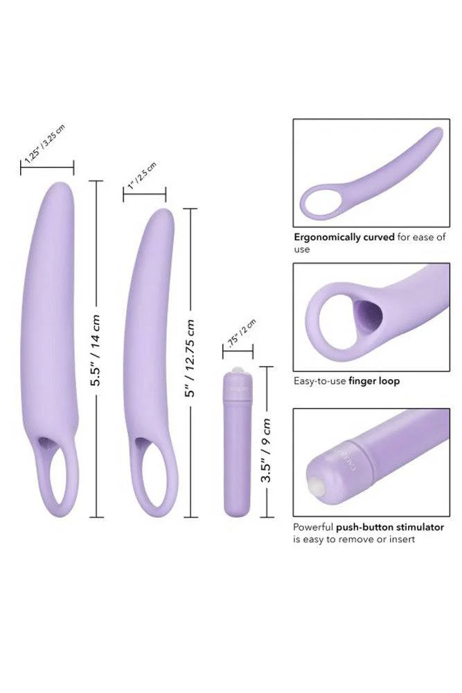 Cal Exotics - Dr. Laura Berman - Isabelle Dilator Set - Purple - Image 3