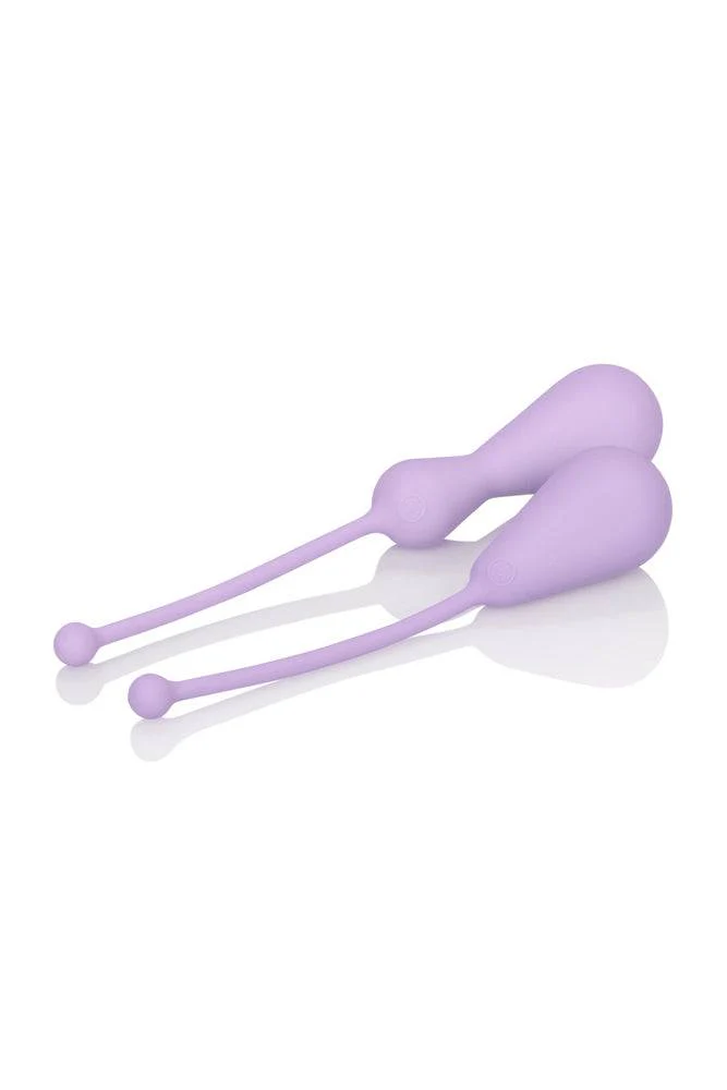 Cal Exotics - Dr. Laura Berman - Silicone Weighted Kegel Set - Purple - Image 4