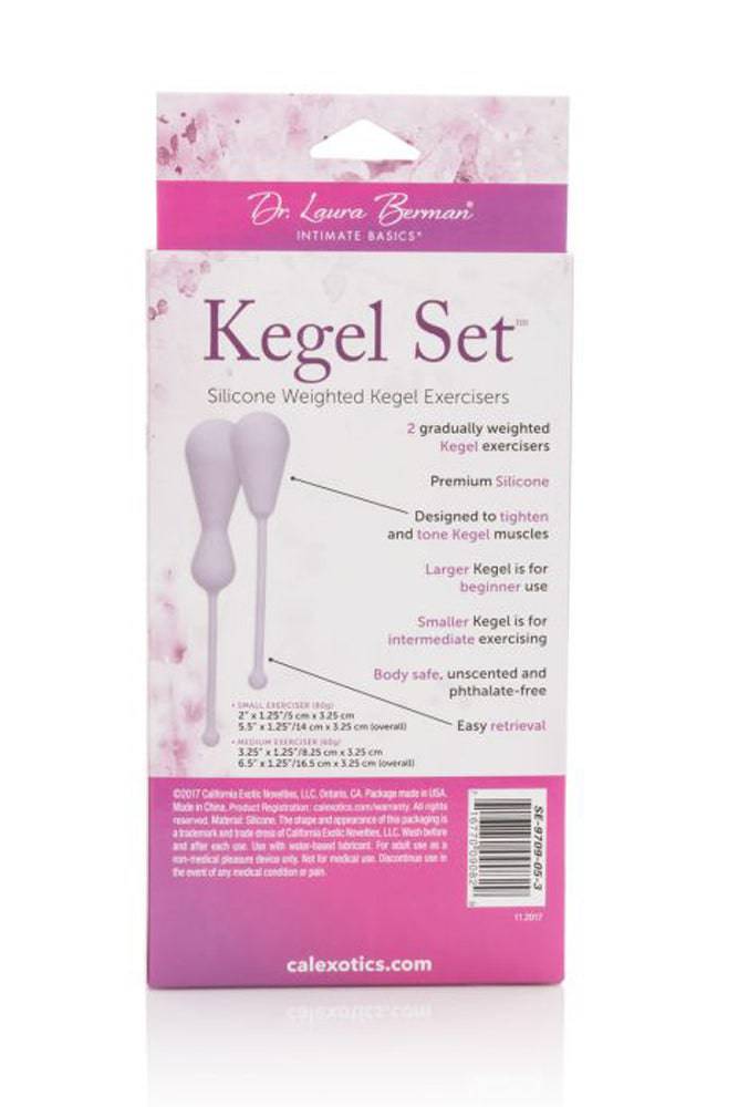Cal Exotics - Dr. Laura Berman - Silicone Weighted Kegel Set - Purple - Image 5