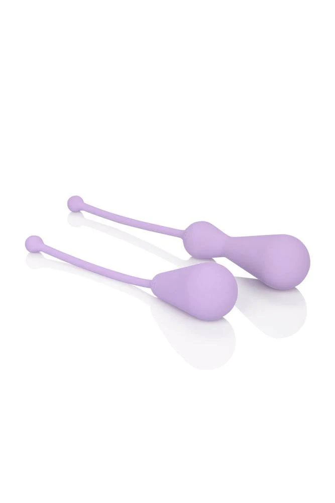 Cal Exotics - Dr. Laura Berman - Silicone Weighted Kegel Set - Purple - Image 6