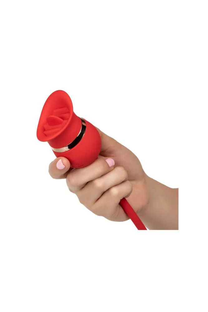 Cal Exotics - French Kiss - Casanova Stimulator - Red - Image 3