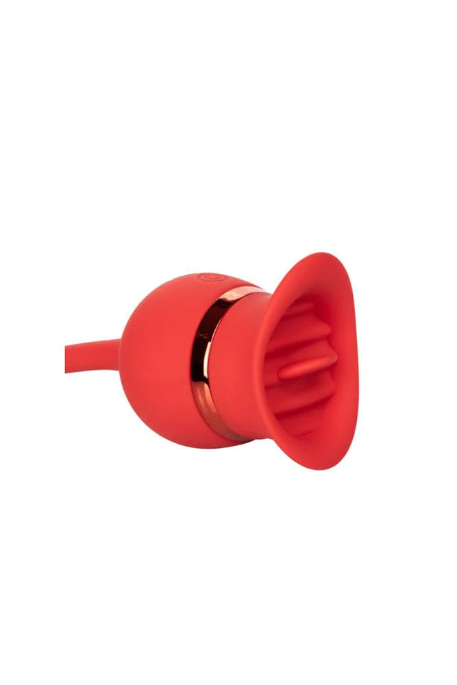 Cal Exotics - French Kiss - Casanova Stimulator - Red - Image 4