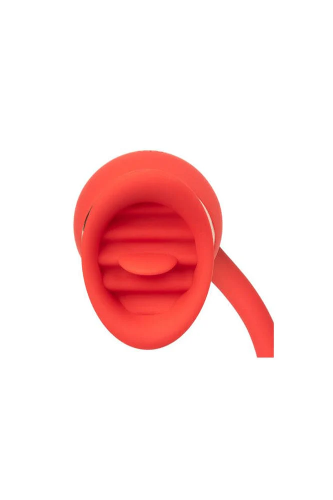 Cal Exotics - French Kiss - Casanova Stimulator - Red - Image 5
