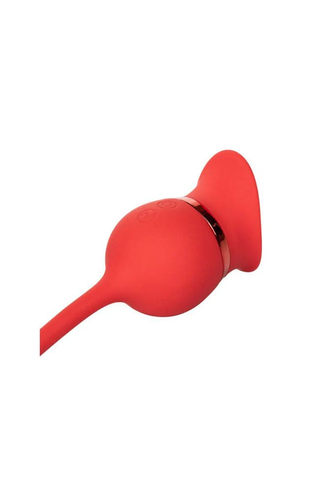 Cal Exotics - French Kiss - Casanova Stimulator - Red - Image 6