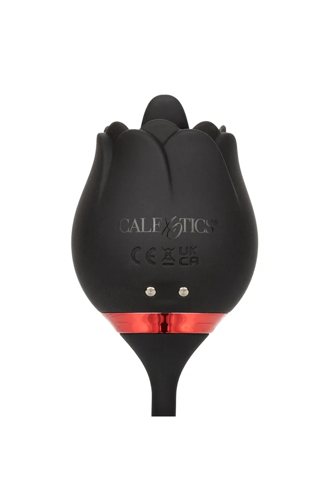 Cal Exotics - French Kiss - Romeo Lover Flickering and Thrusting Vibrator - Black - Image 10