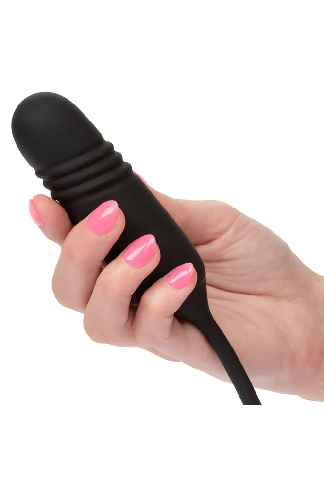 Cal Exotics - French Kiss - Romeo Lover Flickering and Thrusting Vibrator - Black - Image 5