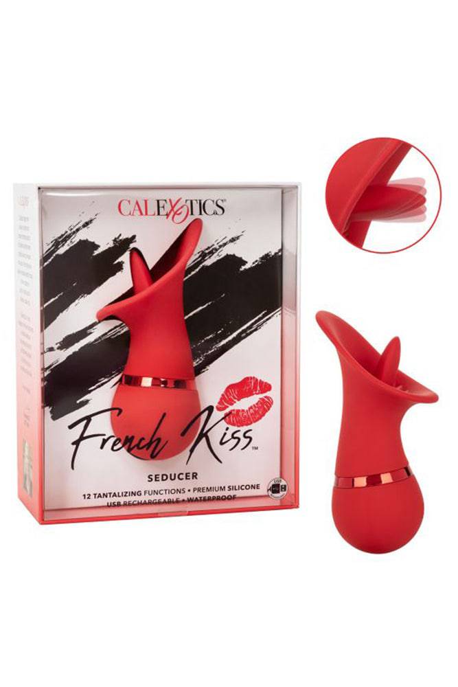 Cal Exotics - French Kiss - Seducer Clitoral Stimulator - Red - Image 2