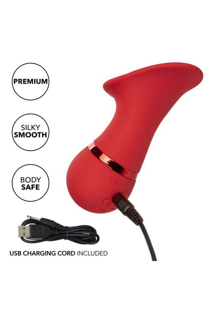 Cal Exotics - French Kiss - Seducer Clitoral Stimulator - Red - Image 4