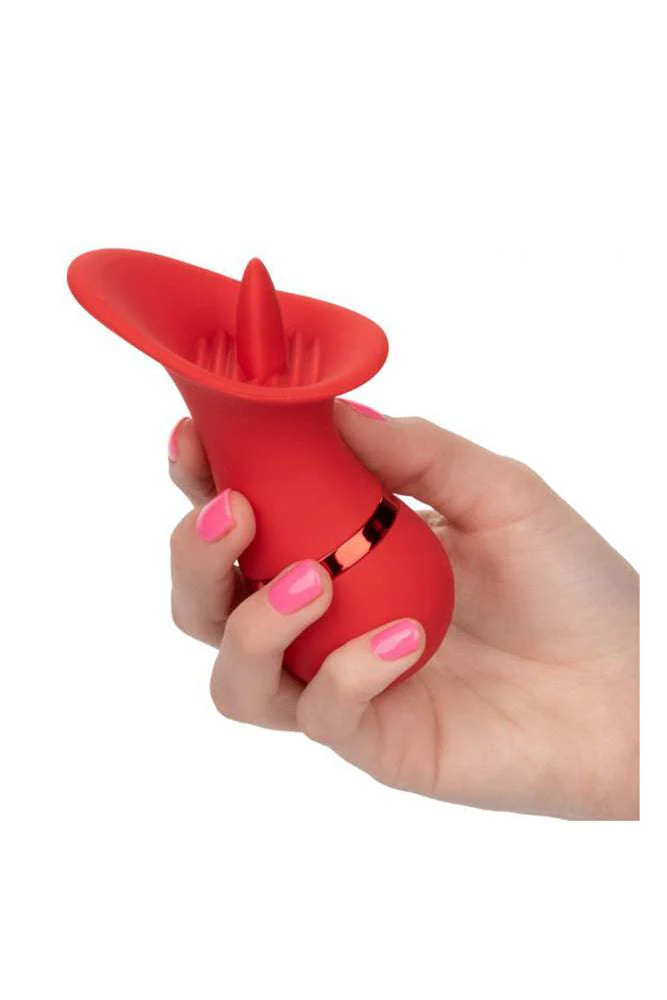Cal Exotics - French Kiss - Seducer Clitoral Stimulator - Red - Image 9