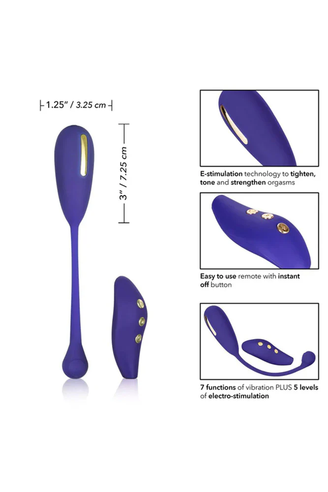 Cal Exotics - Impulse - Intimate E-Simulator Remote Kegel Exerciser - Purple - Image 10