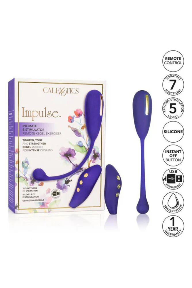 Cal Exotics - Impulse - Intimate E-Simulator Remote Kegel Exerciser - Purple - Image 9
