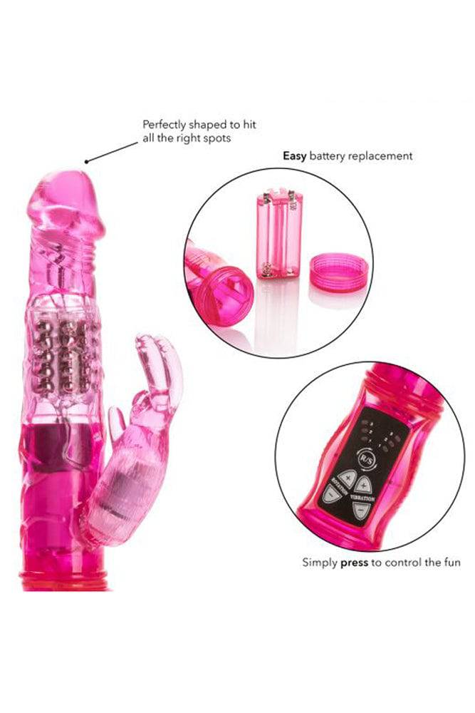 Cal Exotics - Jack Rabbit - Petite Jack Rabbit - Pink - Image 3