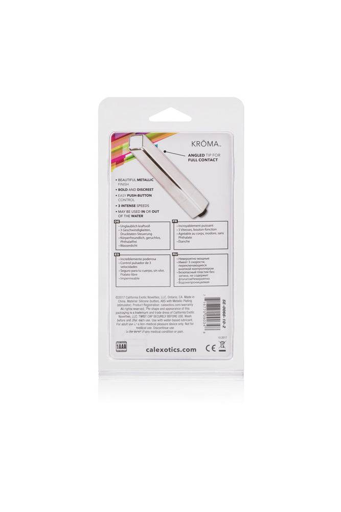 Cal Exotics - Kroma Bullet Vibrator - Silver - Image 7