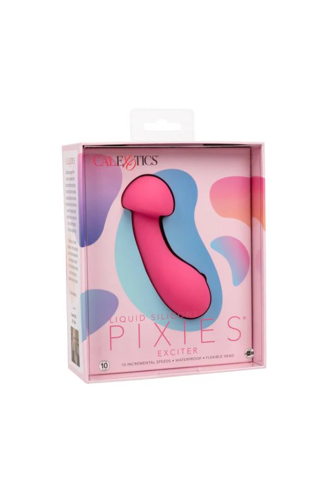 Cal Exotics - Liquid Silicone Pixies - Exciter Mini Mushroom Vibe - Pink - Image 6