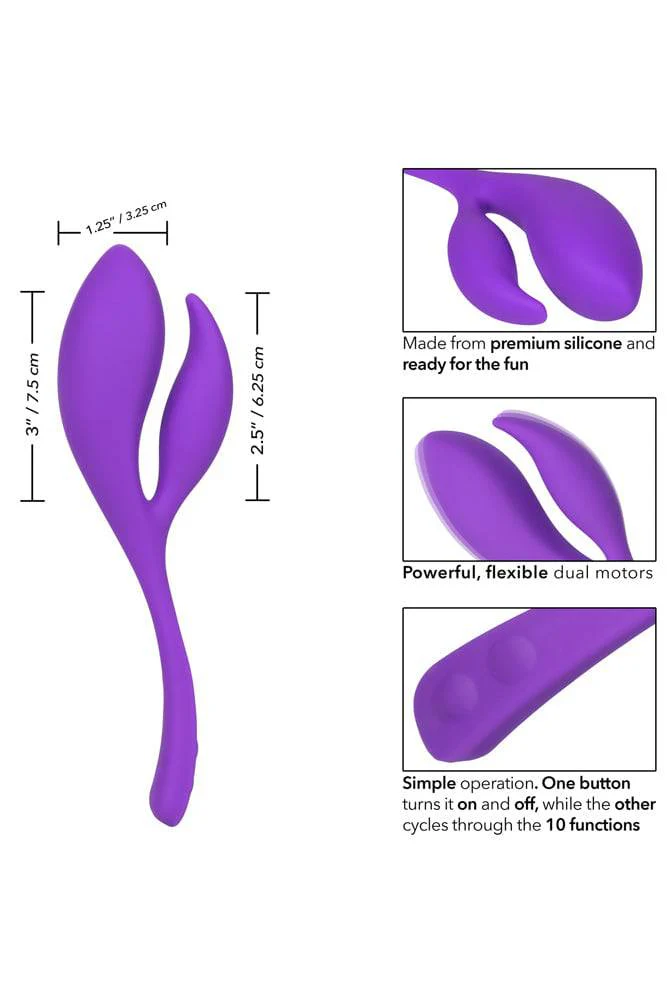 Cal Exotics - Mini Marvels - Silicone Marvelous Climaxer Dual Vibrator - Image 7