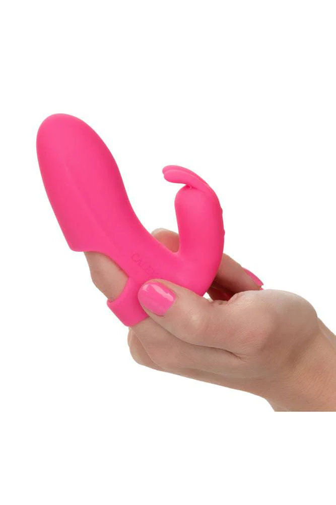 Cal Exotics - Mini Marvels - Silicone Marvelous Pleaser Finger Vibrator - Pink