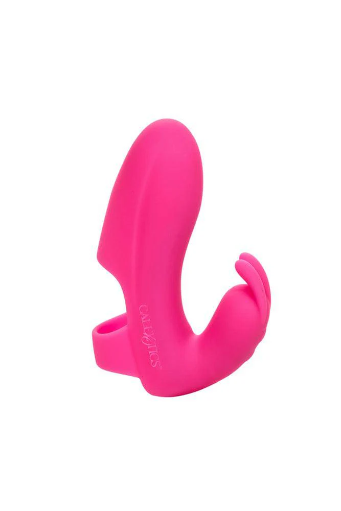 Cal Exotics - Mini Marvels - Silicone Marvelous Pleaser Finger Vibrator - Pink - Image 5