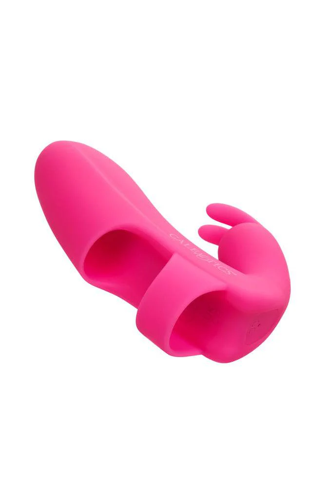 Cal Exotics - Mini Marvels - Silicone Marvelous Pleaser Finger Vibrator - Pink - Image 9