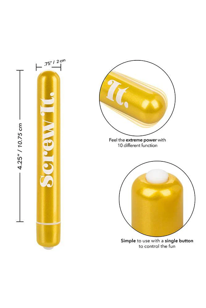Cal Exotics - Naughty Bits - Screw It Bullet Vibrator - Image 8