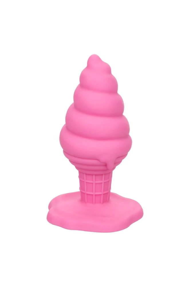 Cal Exotics - Naughty Bits - Yum Bum Ice Cream Cone Butt Plug - Pink
