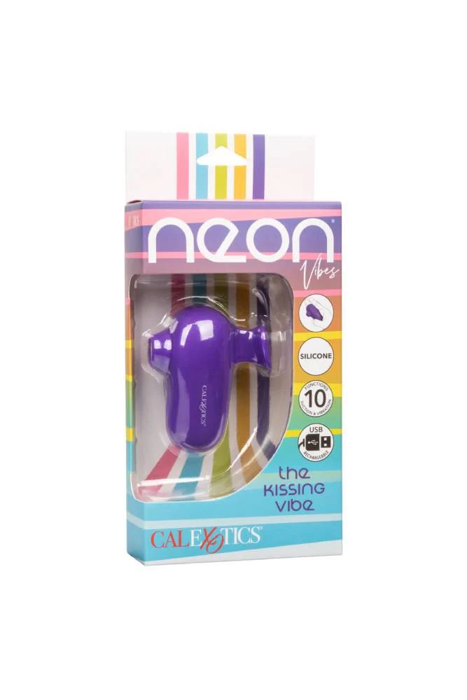 Cal Exotics - Neon Vibes - Kissing Clitoral Suction Vibrator - Purple - Image 9