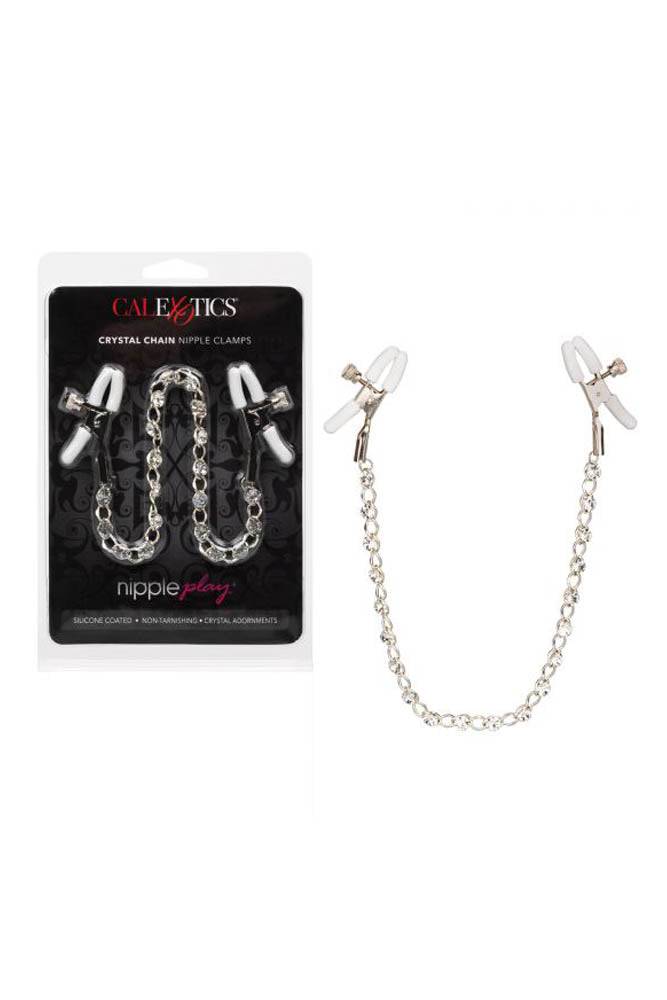 Cal Exotics - Nipple Play - Crystal Chain Nipple Clamps - Image 2