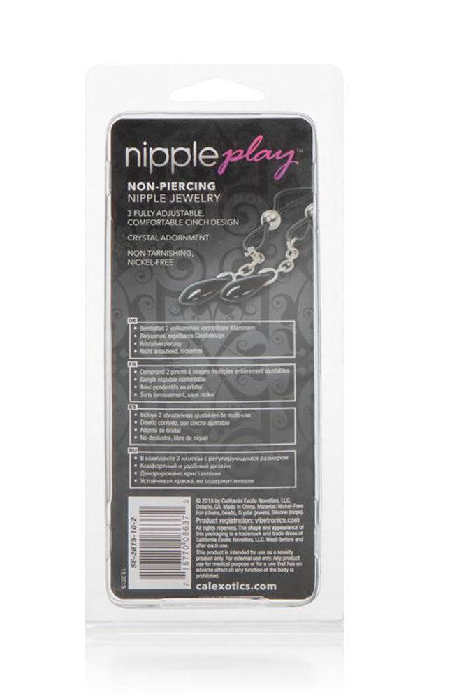 Cal Exotics - Nipple Play - Non-Piercing Nipple Jewelry - Onyx - Image 3