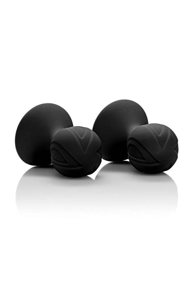Cal Exotics - Nipple Play - Silicone Pro Nipple Suckers - Black - Image 3