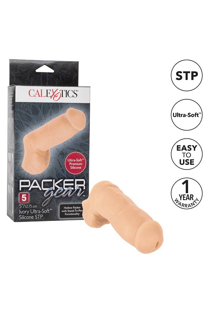 Cal Exotics - Packer Gear - 5 Inch Ultra - Soft Silicone STP Packer - Beige - Image 5