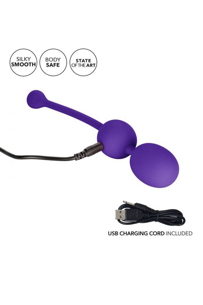 Cal Exotics - Rechargeable Dual Kegel Balls - Purple - Image 6