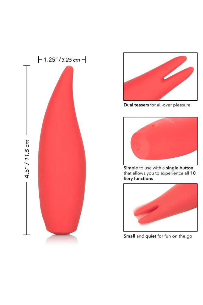 Cal Exotics - Red Hot - Flare Vibrator - Red - Image 3