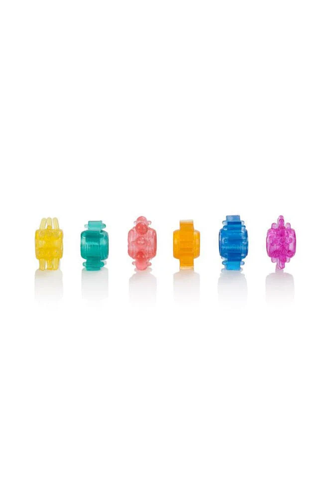 Cal Exotics - Senso 6-pack Textured Cock Rings - Image 4