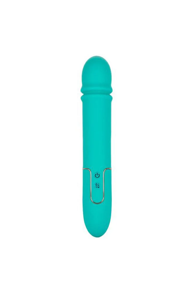 Cal Exotics - Shameless - Flirt Thrusting Vibrator - Teal