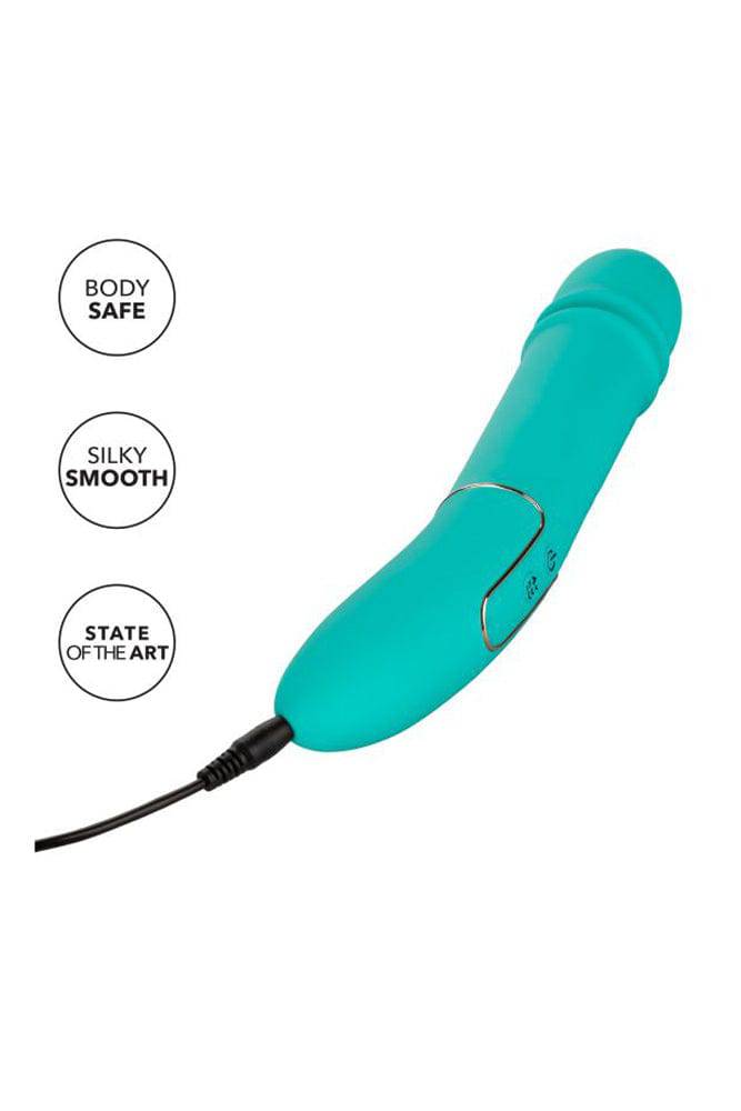 Cal Exotics - Shameless - Flirt Thrusting Vibrator - Teal - Image 7