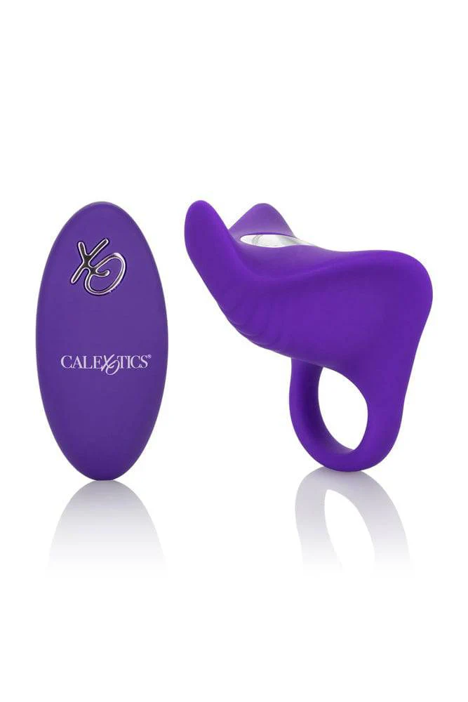 Cal Exotics - Silicone Remote Orgasm Cock Ring - Purple