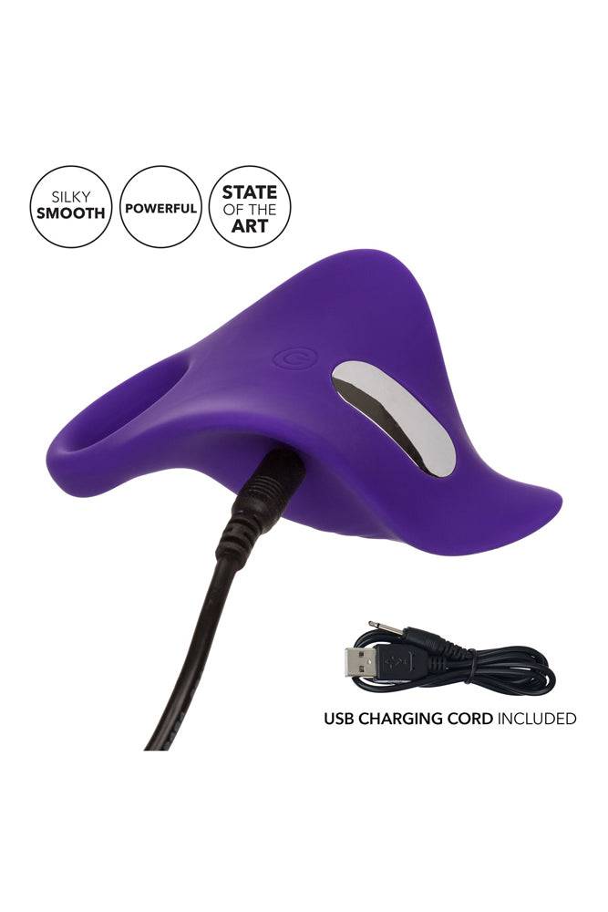 Cal Exotics - Silicone Remote Orgasm Cock Ring - Purple - Image 4