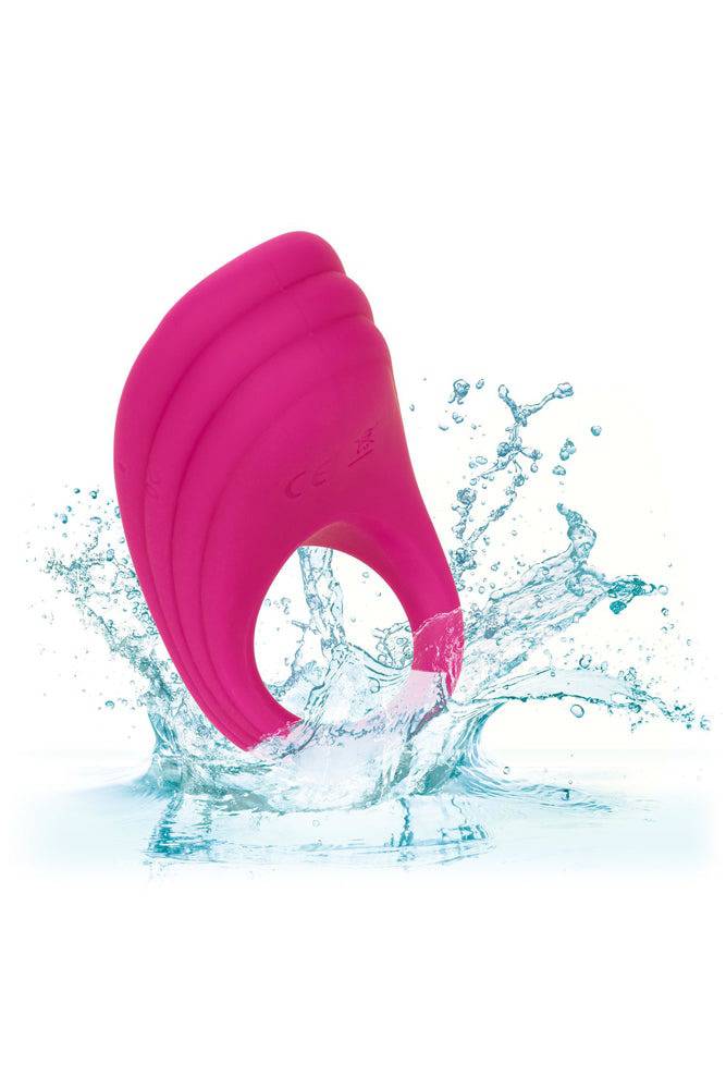 Cal Exotics - Silicone Remote Pleasure Cock Ring - Pink - Image 12