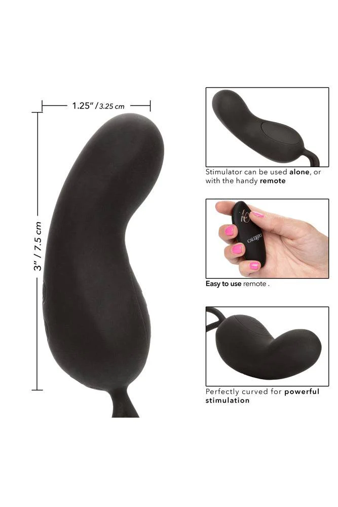 Cal Exotics - Silicone Remote Rechargeable Curve Vibrator - Image 3
