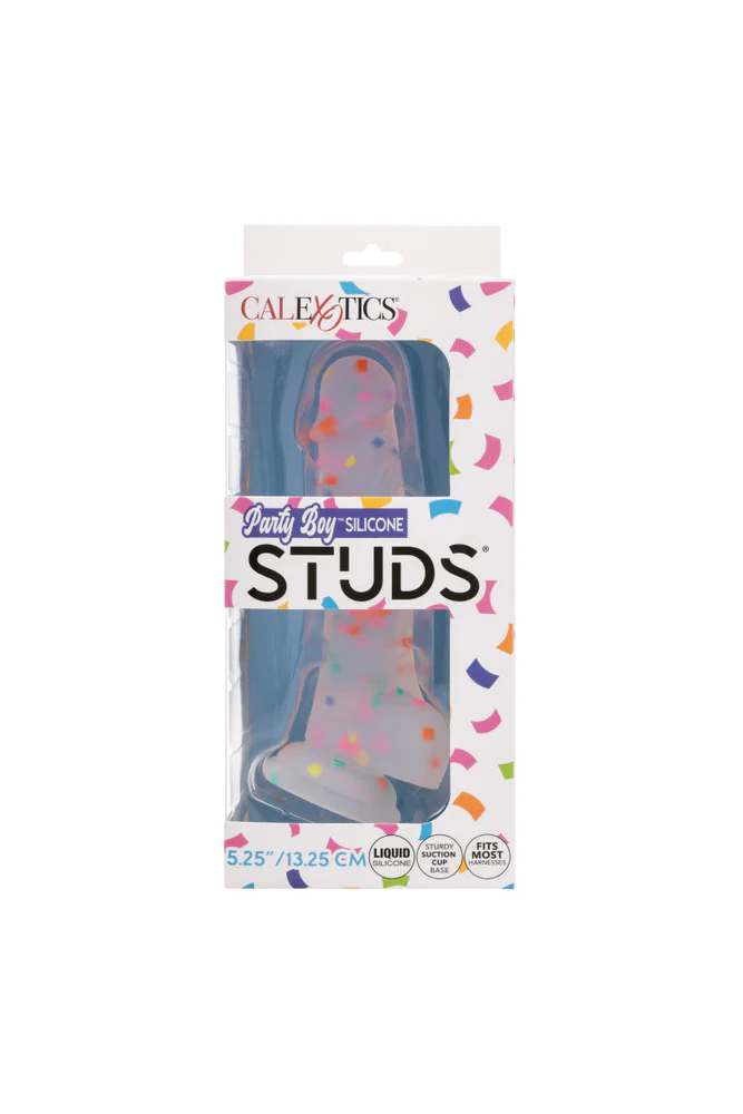 Cal Exotics - Silicone Studs - 5.25" Party Boy Dildo - Image 4