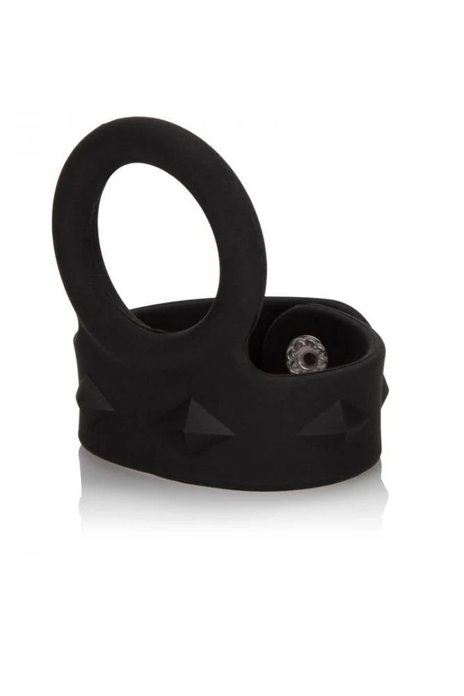 Cal Exotics - Silicone Tri-Snap Scrotum Support Ring - Medium