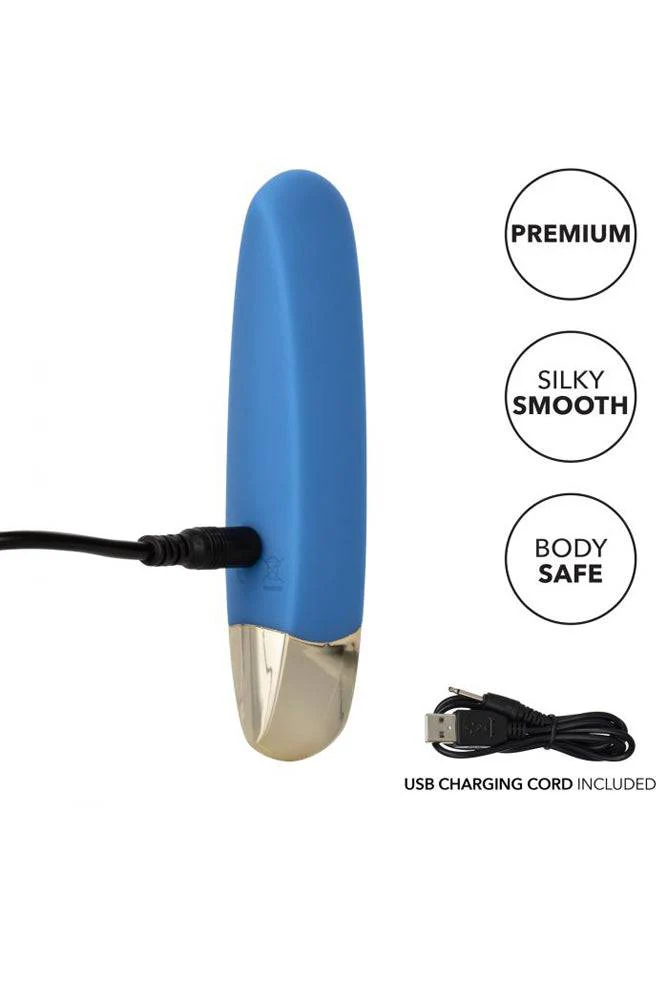 Cal Exotics - Slay - TeaseMe - Silicone Vibrating Bullet - Blue - Image 11