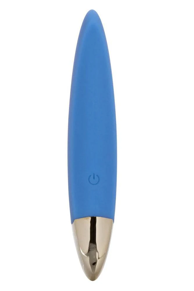 Cal Exotics - Slay - TeaseMe - Silicone Vibrating Bullet - Blue - Image 5