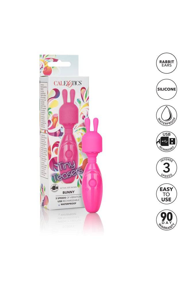 Cal Exotics - Tiny Teasers - Bunny Vibrator - Pink - Image 9