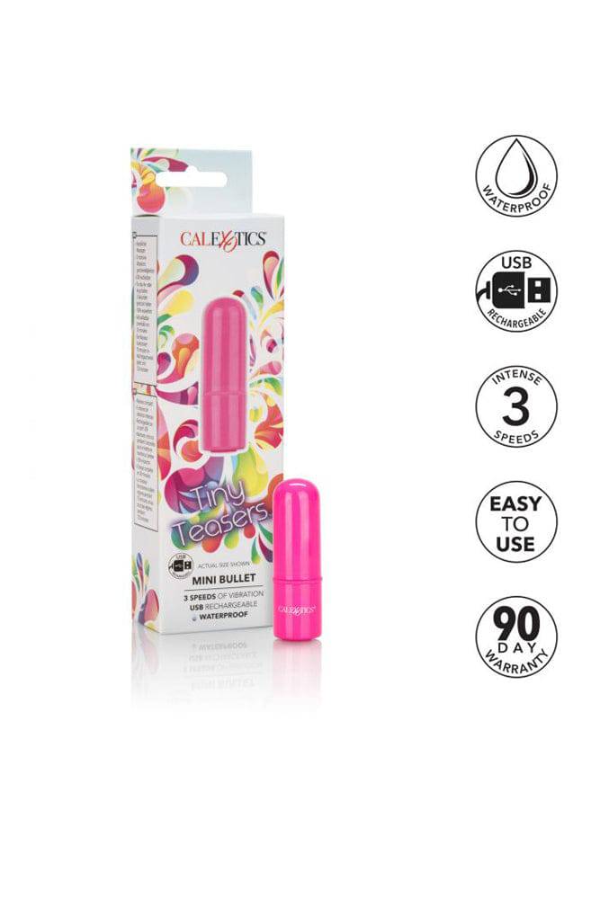 Cal Exotics - Tiny Teasers - Mini Bullet Vibrator - Pink - Image 8